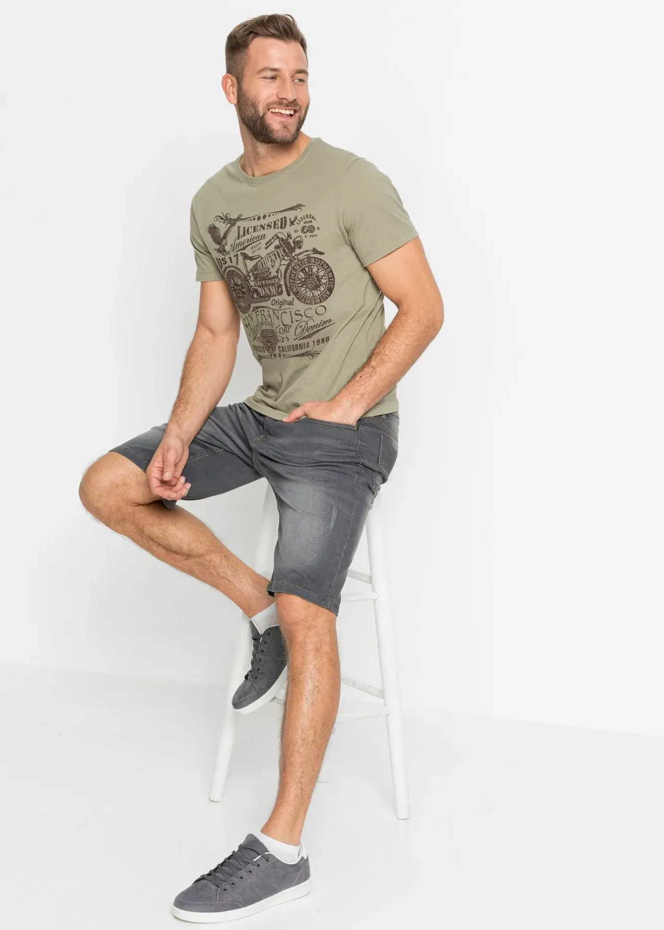 bonprix T-shirt 100% coton|Homme T-Shirts & Polos
