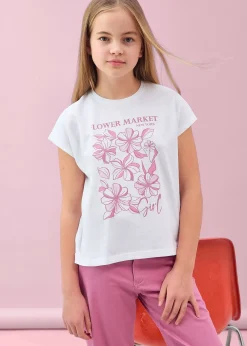 Enfant bonprix Vêtements Enfant|Filles 9-16 Ans·T-Shirts & Chemisiers|T-shirt 100% coton