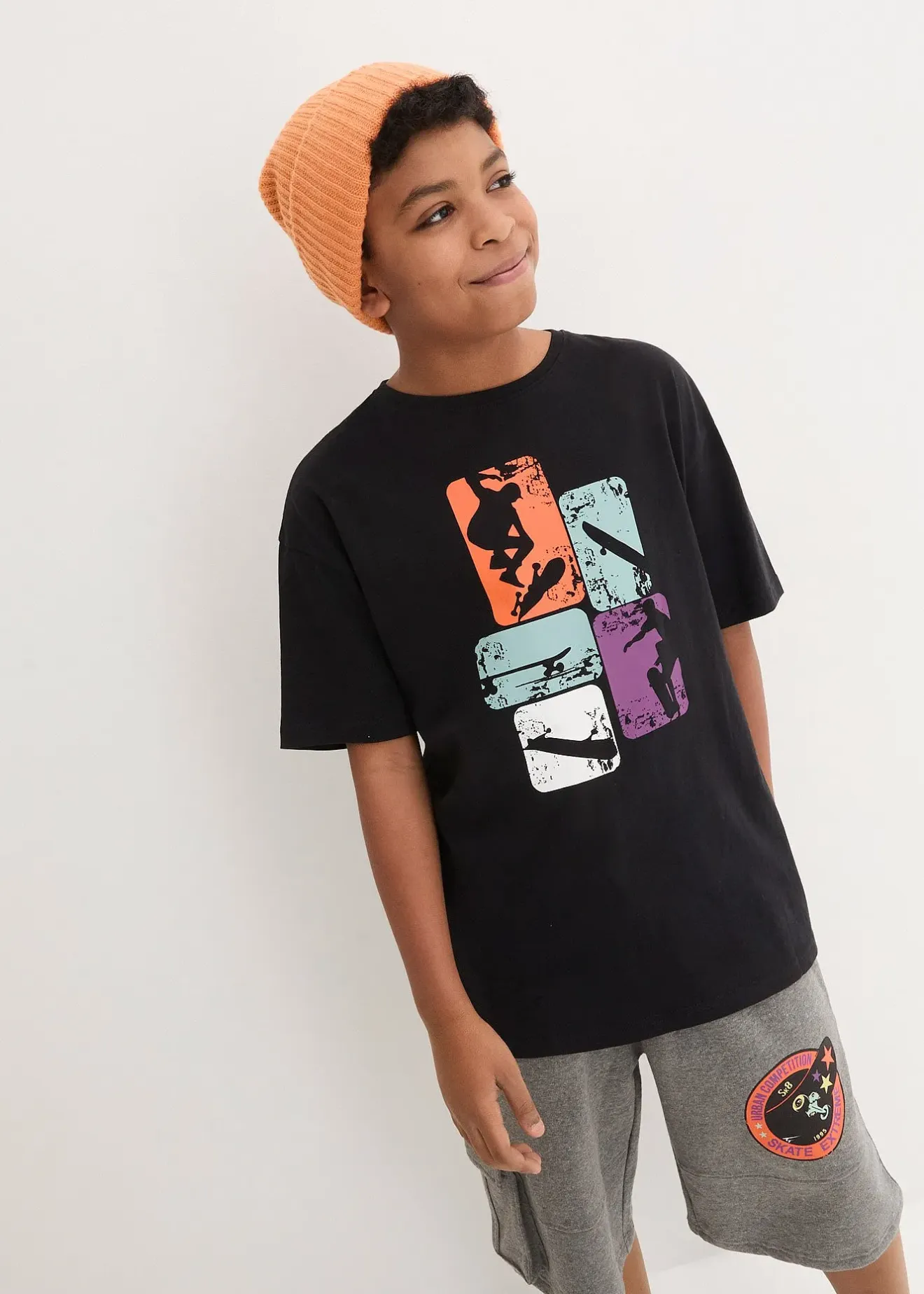 Enfant bonprix Garçons 9-16 Ans·T-Shirts|T-shirt 100% coton