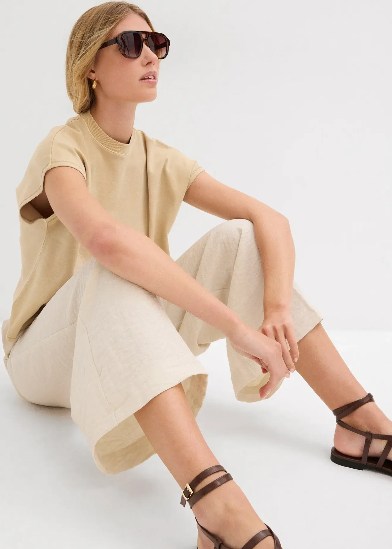 bonprix T-shirt 100% coton|Femme T-Shirts & Tops