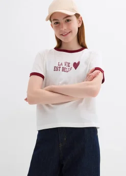 Enfant bonprix Vêtements Enfant|Filles 9-16 Ans·T-Shirts & Chemisiers|T-shirt 100% coton