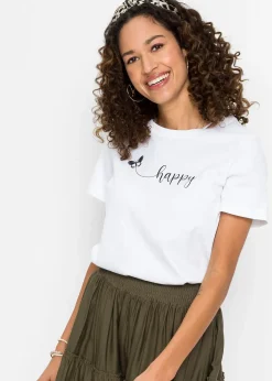 Femme bonprix T-Shirts & Tops|T-shirt 100% coton