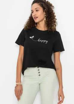 bonprix T-shirt 100% coton|Femme T-Shirts & Tops