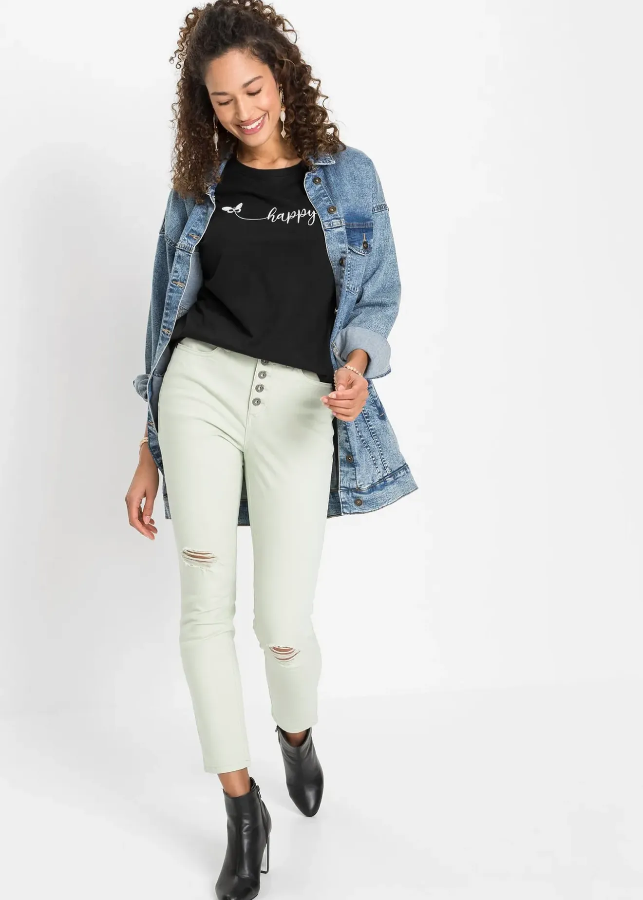 bonprix T-shirt 100% coton|Femme T-Shirts & Tops