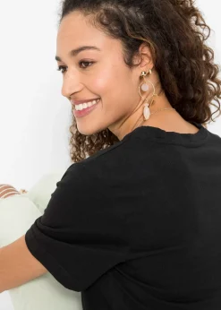 bonprix T-shirt 100% coton|Femme T-Shirts & Tops