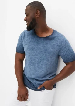 Homme bonprix T-Shirts & Polos|T-shirt 100% coton, aspect délavé