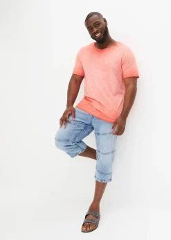 bonprix T-shirt 100% coton, aspect délavé|Homme T-Shirts & Polos