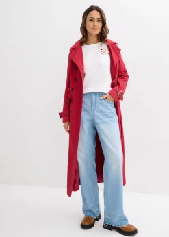 Femme bonprix T-Shirts & Tops|T-shirt 100% coton avec broderie