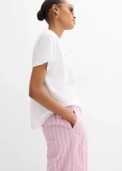 Femme bonprix T-Shirts & Tops|T-shirt 100% coton, imprimé