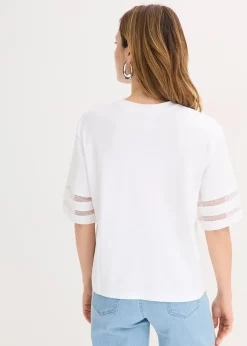 Femme bonprix T-Shirts & Tops|T-shirt 100% coton épais
