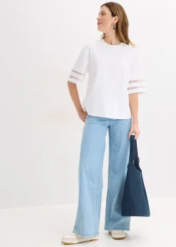 Femme bonprix T-Shirts & Tops|T-shirt 100% coton épais