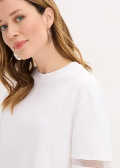 Femme bonprix T-Shirts & Tops|T-shirt 100% coton épais