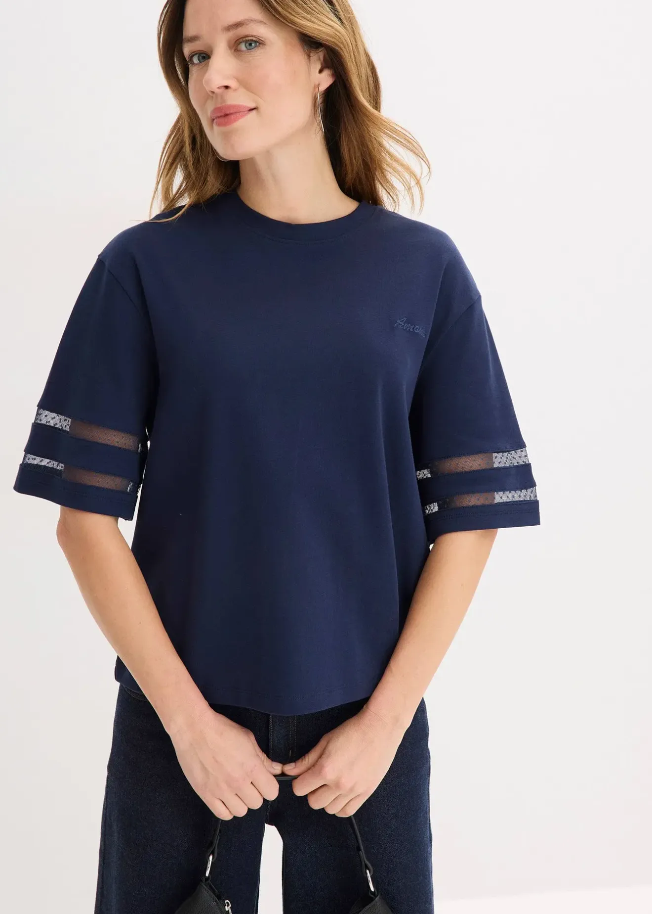 Femme bonprix T-Shirts & Tops|T-shirt 100% coton épais
