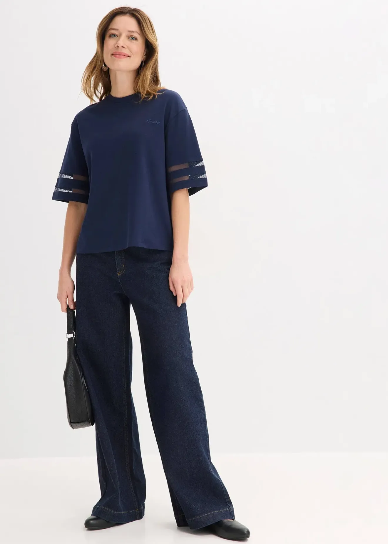 Femme bonprix T-Shirts & Tops|T-shirt 100% coton épais