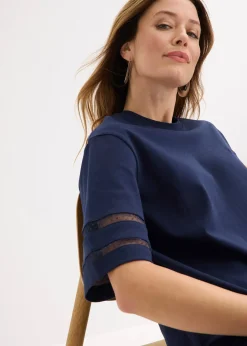 Femme bonprix T-Shirts & Tops|T-shirt 100% coton épais