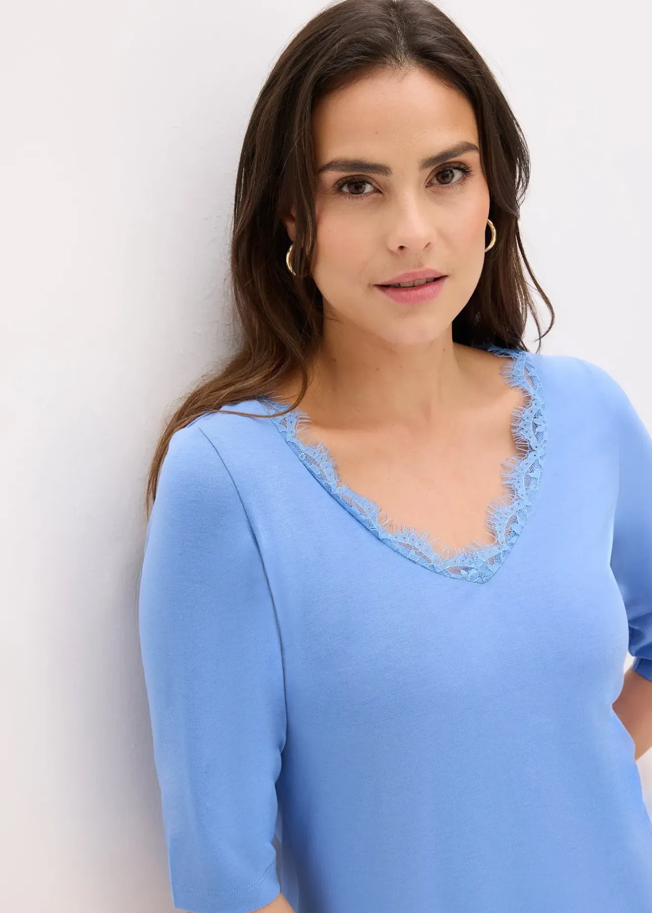 bonprix T-shirt à dentelle|Femme T-Shirts & Tops