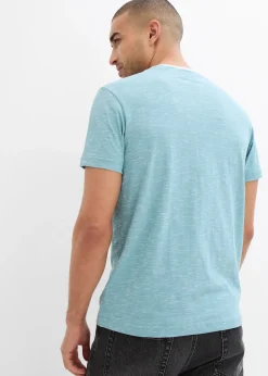 Homme bonprix T-Shirts & Polos|T-shirt 2 en 1 chiné