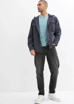 Homme bonprix T-Shirts & Polos|T-shirt 2 en 1 chiné