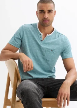 Homme bonprix T-Shirts & Polos|T-shirt 2 en 1 chiné