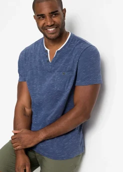 Homme bonprix T-Shirts & Polos|T-shirt 2 en 1 chiné