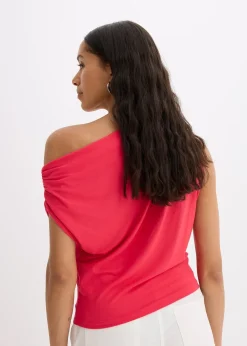 Femme bonprix T-Shirts & Tops|T-shirt à encolure asymétrique