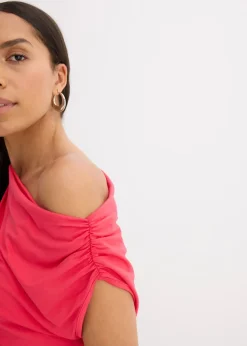 Femme bonprix T-Shirts & Tops|T-shirt à encolure asymétrique