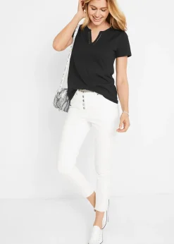 bonprix T-shirt à encolure originale|Femme T-Shirts & Tops