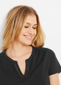 bonprix T-shirt à encolure originale|Femme T-Shirts & Tops