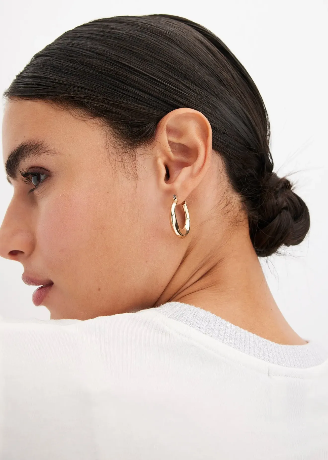 bonprix T-shirt à finitions en maille et fil brillant|Femme T-Shirts & Tops