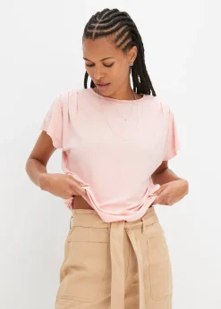 bonprix T-shirt à fronces|Femme Basiques|T-Shirts & Tops