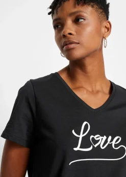 bonprix T-shirt à imprimé|Femme T-Shirts & Tops