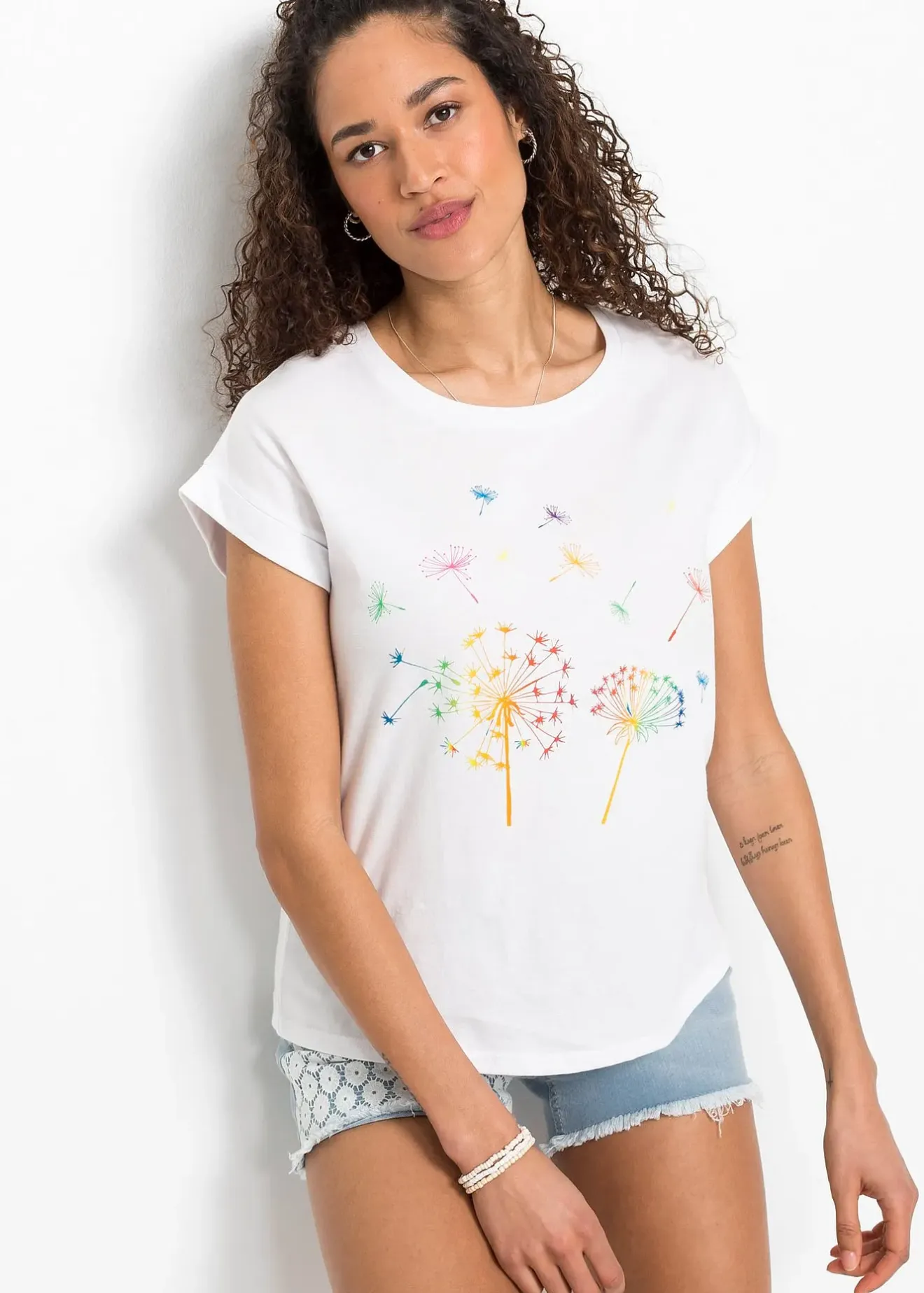Femme bonprix T-Shirts & Tops|T-shirt à imprimé floral
