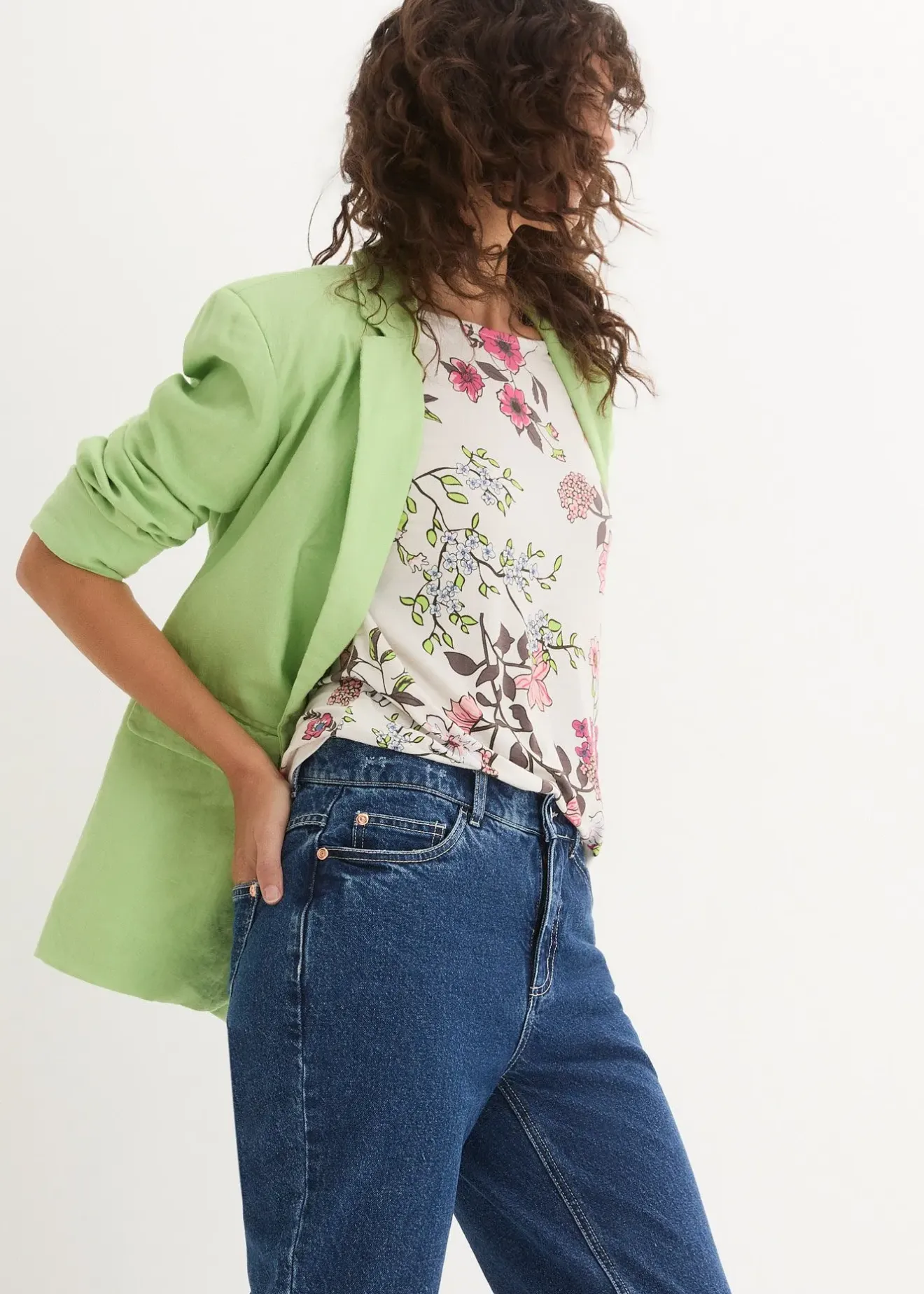 bonprix T-shirt à imprimé floral|Femme T-Shirts & Tops