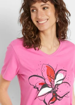 Femme bonprix T-Shirts & Tops|T-shirt à imprimé floral