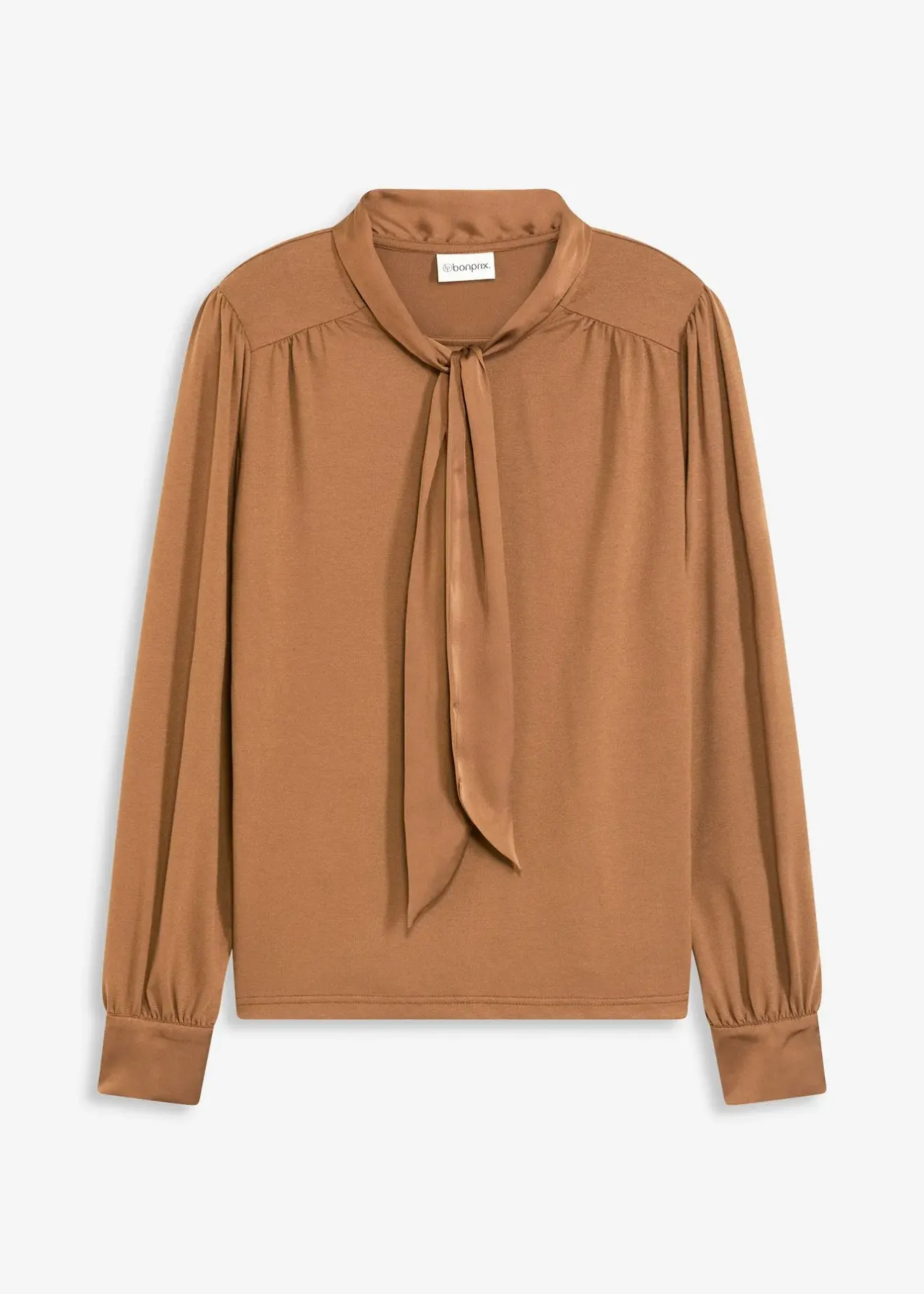 bonprix T-shirt à lavallière en satin|Femme T-Shirts & Tops