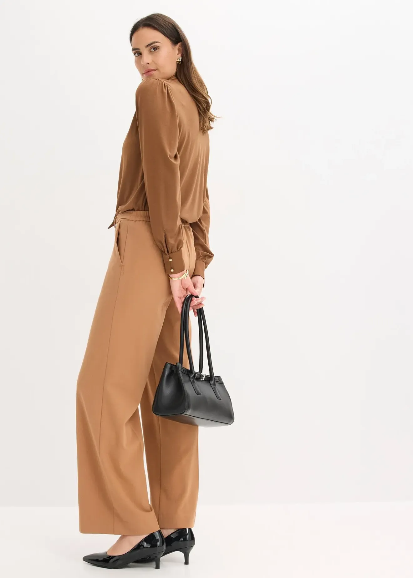 bonprix T-shirt à lavallière en satin|Femme T-Shirts & Tops