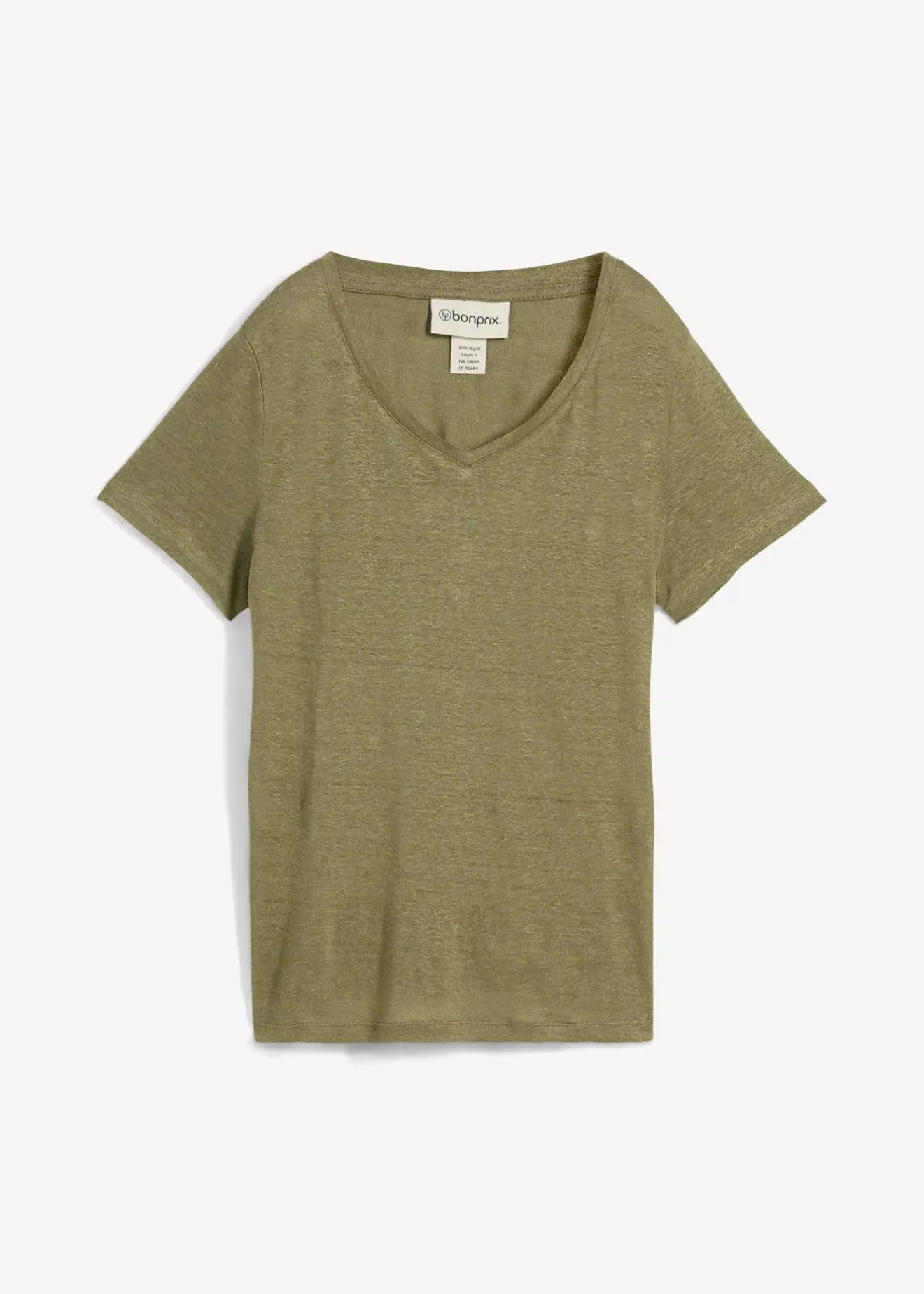 bonprix T-shirt 100% lin|Femme Premium|T-Shirts & Tops