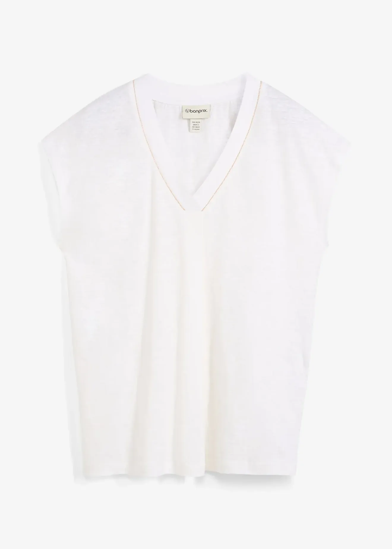 bonprix T-shirt 100% lin|Femme Premium|T-Shirts & Tops