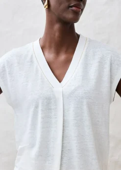 bonprix T-shirt 100% lin|Femme Premium|T-Shirts & Tops
