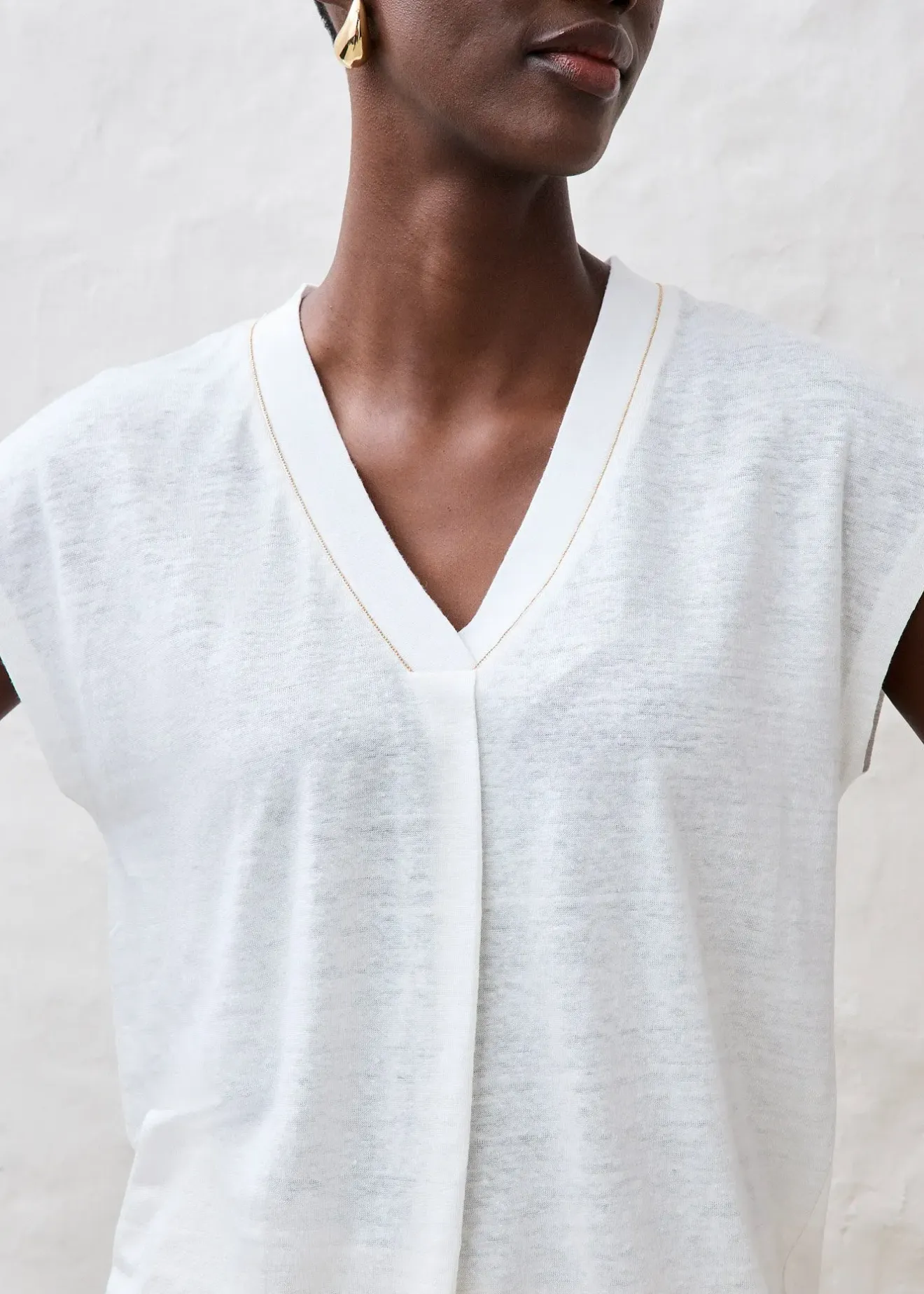 bonprix T-shirt 100% lin|Femme Premium|T-Shirts & Tops