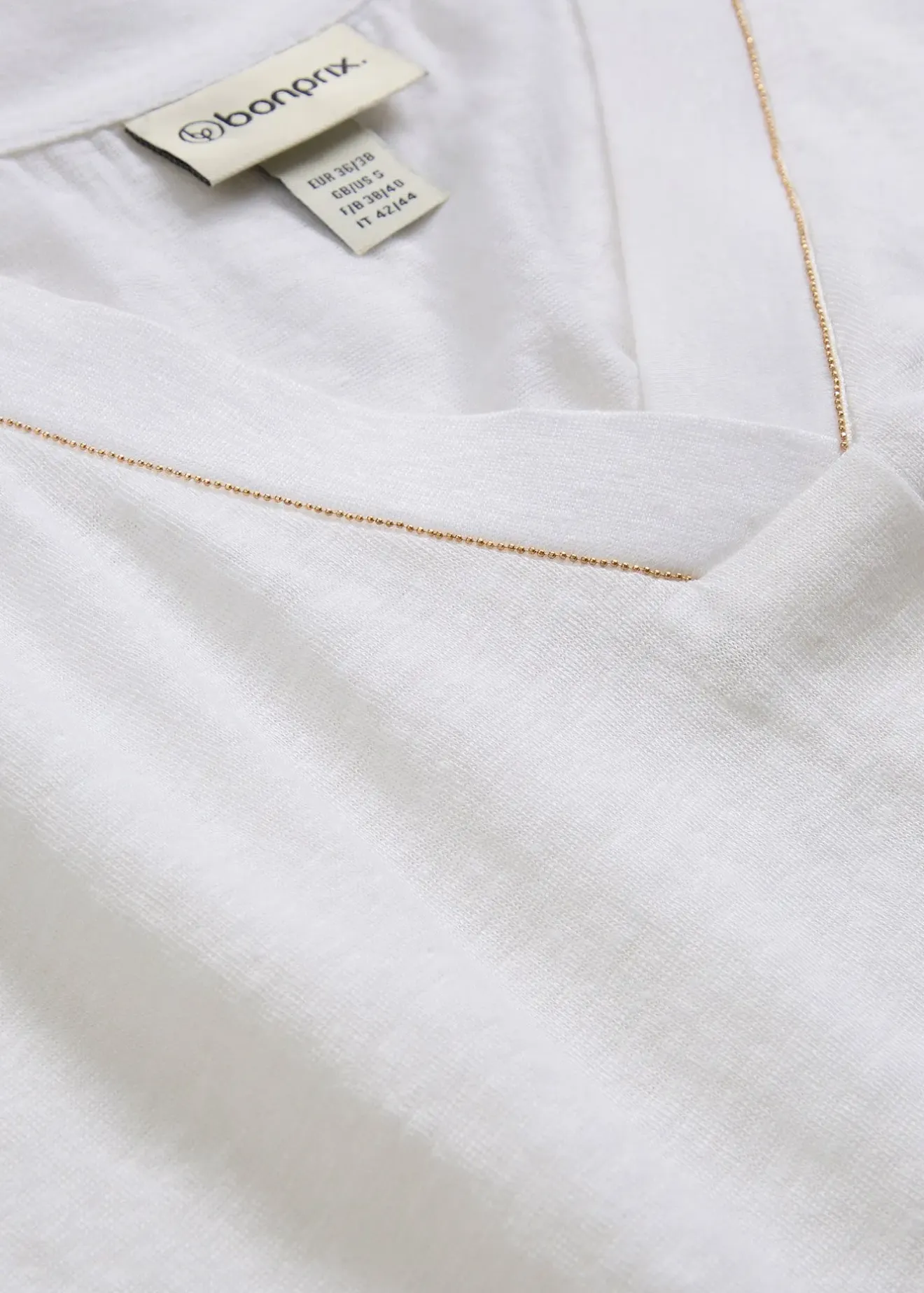 bonprix T-shirt 100% lin|Femme Premium|T-Shirts & Tops