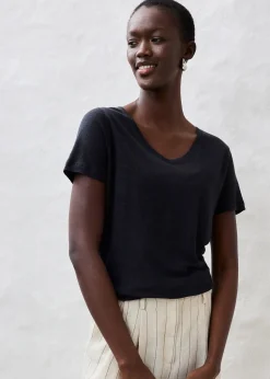 bonprix T-shirt 100% lin|Femme Premium|T-Shirts & Tops