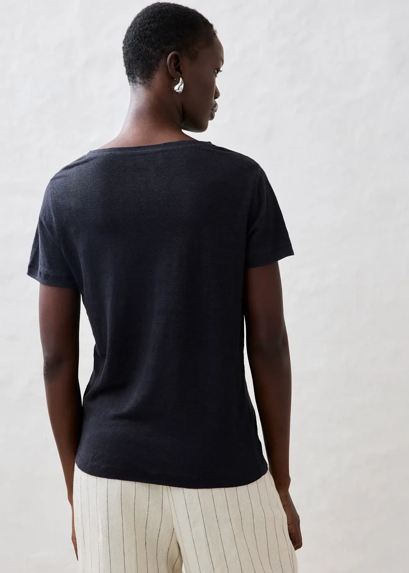 bonprix T-shirt 100% lin|Femme Premium|T-Shirts & Tops