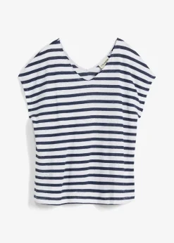 Femme bonprix Premium|T-Shirts & Tops|T-shirt 100% lin à manches chauve-souris