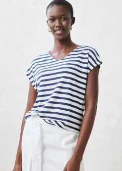 Femme bonprix Premium|T-Shirts & Tops|T-shirt 100% lin à manches chauve-souris