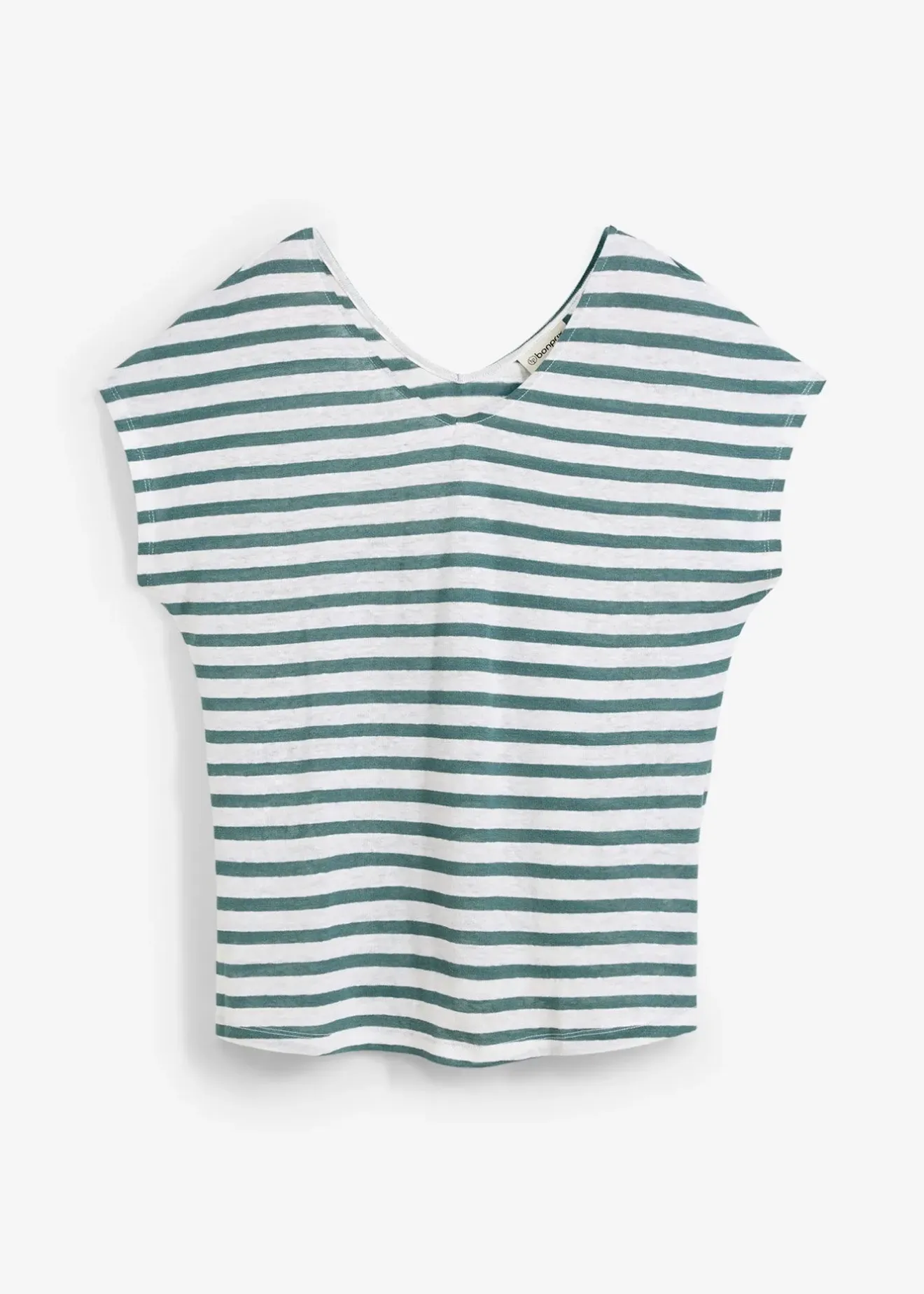 bonprix T-shirt 100% lin à manches chauve-souris|Femme Premium|T-Shirts & Tops