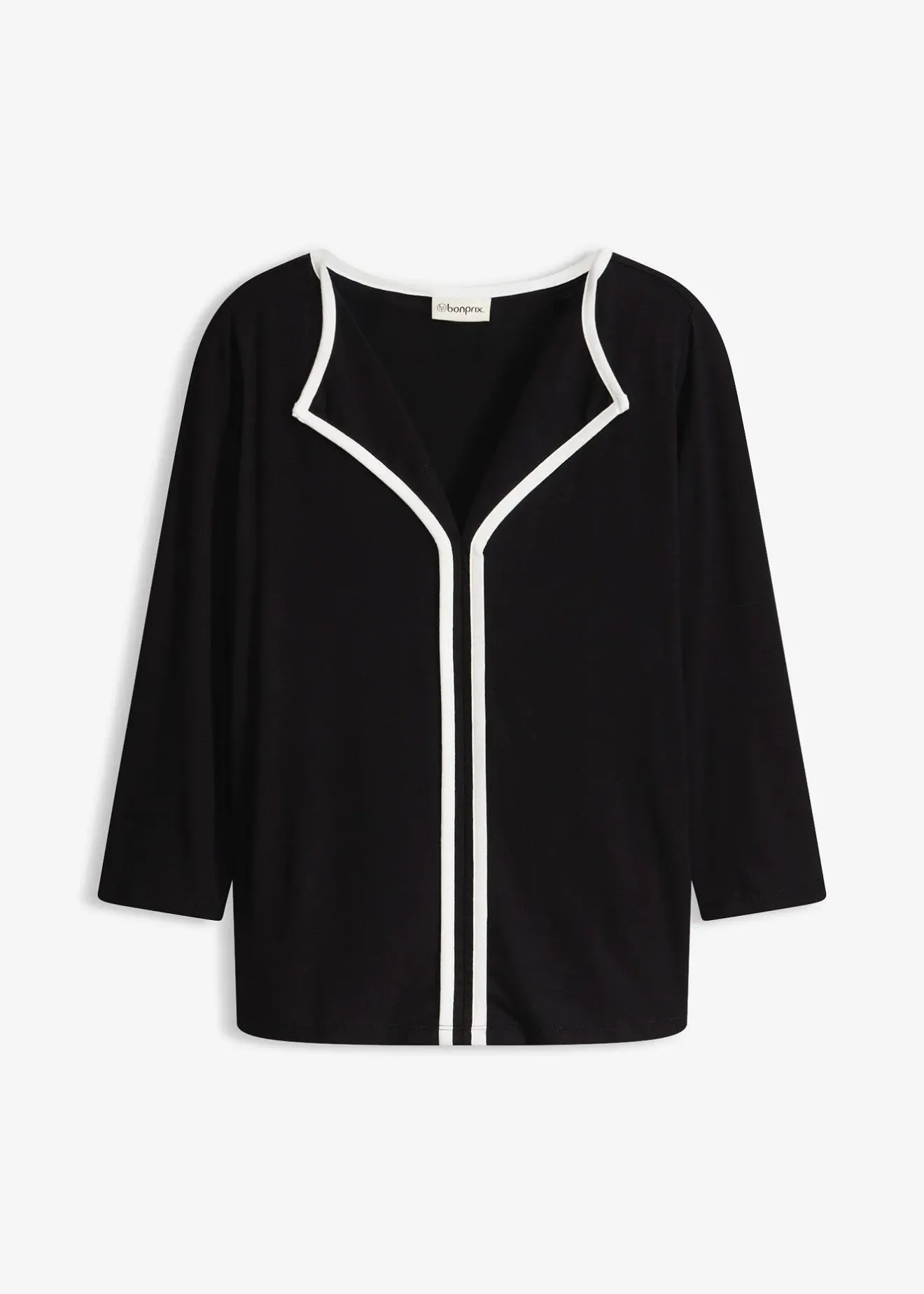 bonprix T-shirt à liseré contrastant|Femme T-Shirts & Tops