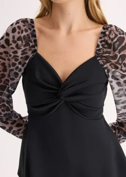 bonprix T-shirt à manches longues en mesh|Femme T-Shirts & Tops