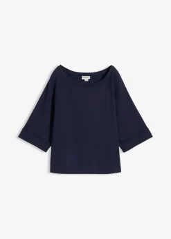 Femme bonprix T-Shirts & Tops|T-shirt à manches raglan en coton épais