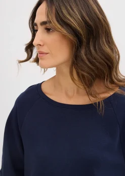Femme bonprix T-Shirts & Tops|T-shirt à manches raglan en coton épais